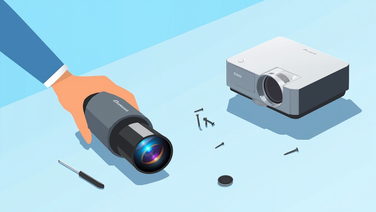 Zorsika WD508 Projector Lens Compatible with Vivitek RU75953 RU70983 OEM