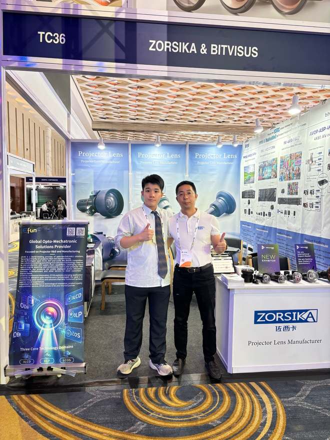 InfoComm India 2026 首日,ZORSIKA 与 BITVISUS 联合展位 TC36 现场