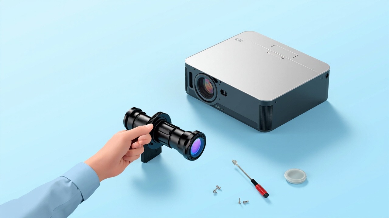 佐西卡 WD484(<10K Lumens)投影机镜头适用机型:科影达 C-WU1200L 科影达 C-WU1500L 兼容原厂