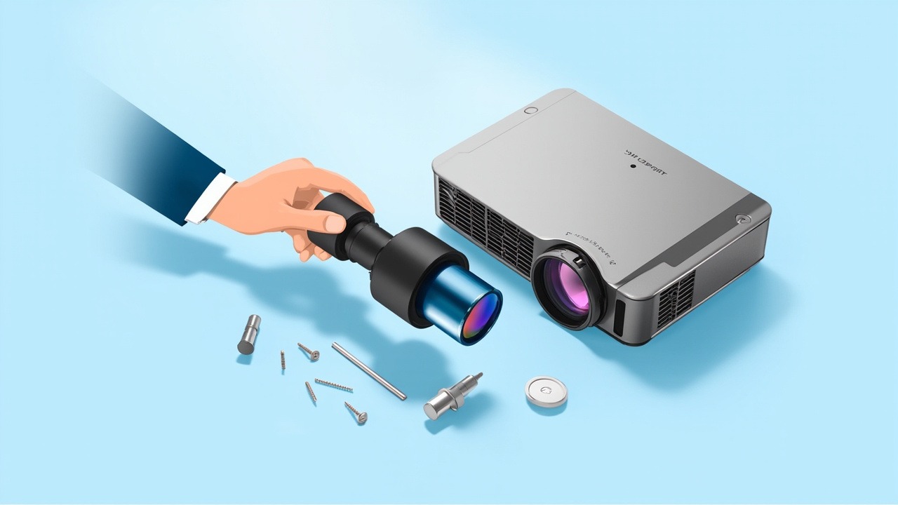佐西卡 WK180 投影机镜头适用机型:海信 P80 海信 P100 海信 P120 兼容原厂