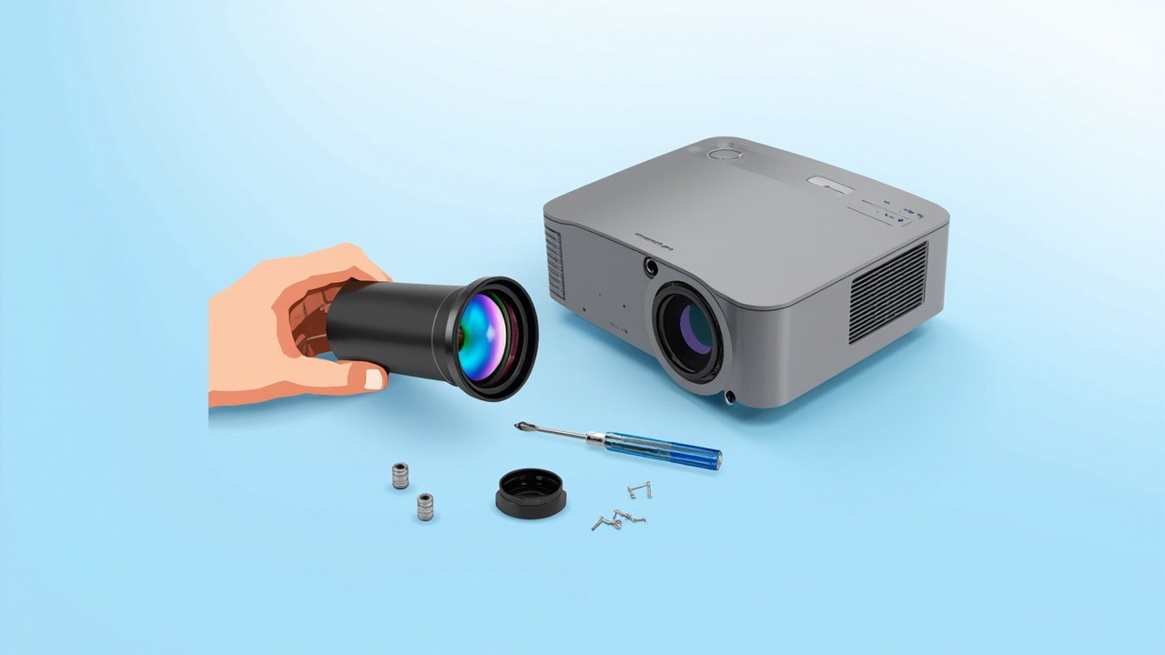 佐西卡 WB280 投影机镜头适用机型:海信 P80 海信 P100 海信 P120 兼容原厂
