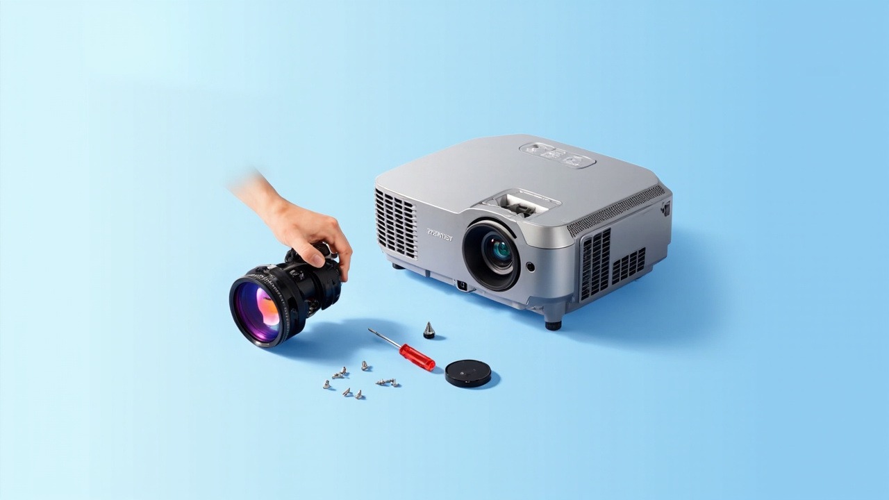 佐西卡 SC2712 (电动Electric) 投影机镜头适用机型：赢康 C-4K1200 兼容原厂