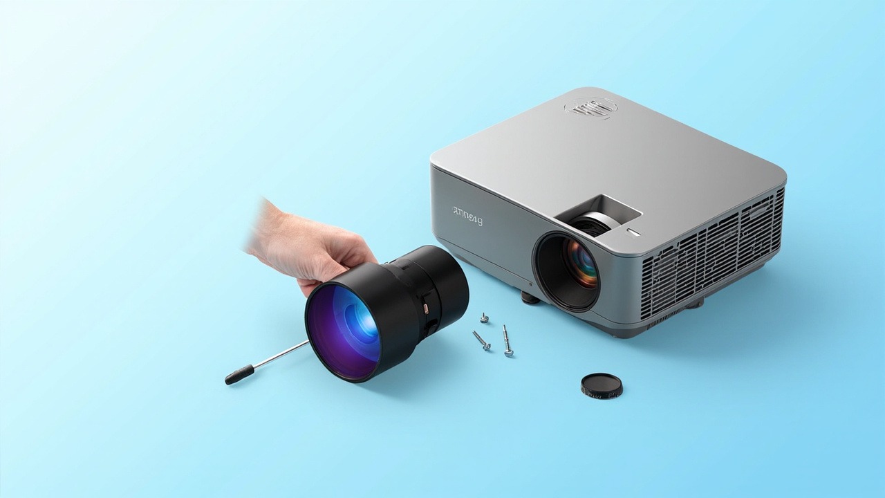 佐西卡 LC01B 投影机镜头适用机型:夏普 XP-P601Q-W 夏普 XP-P721Q-B 兼容原厂