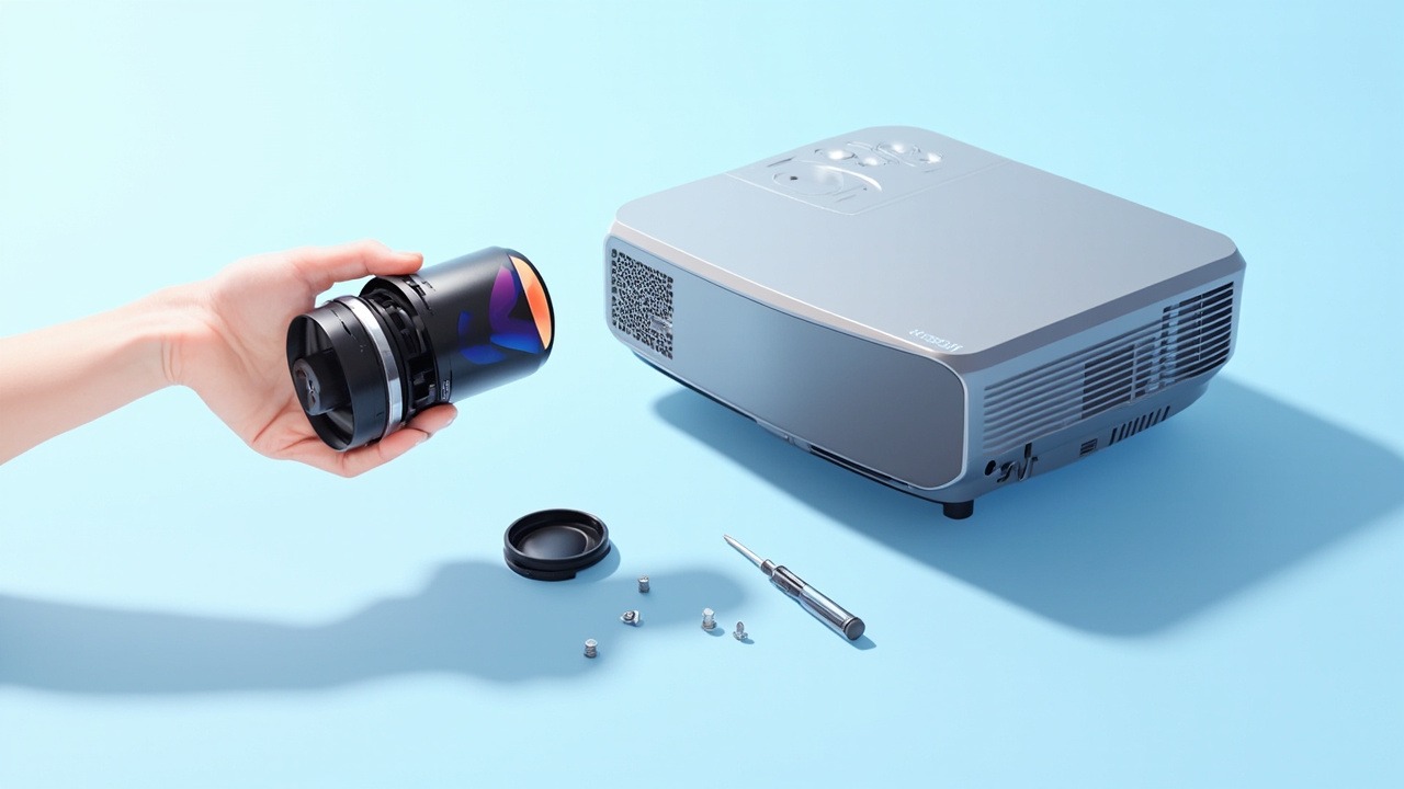 佐西卡 WK066(<18K Lumens)投影机镜头适用机型:乐丽 RL-P1 兼容原厂