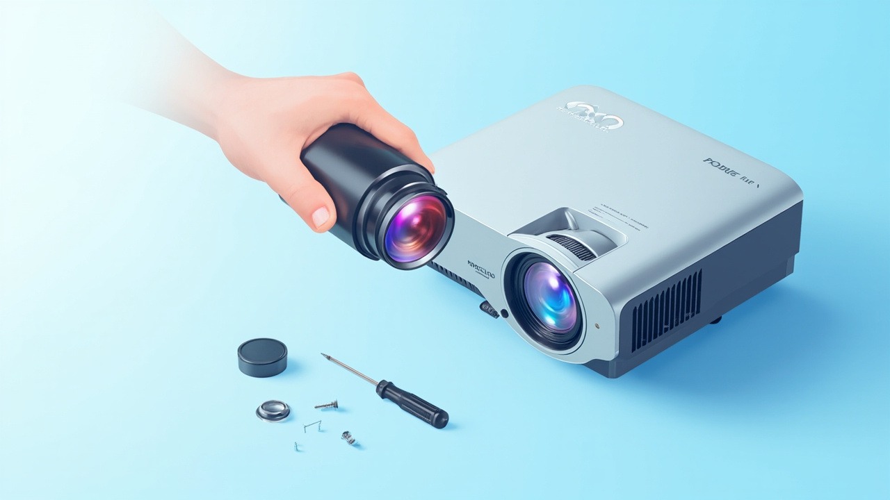 佐西卡 WE254(<10K Lumens)投影机镜头适用机型:乐丽 RL-P1 兼容原厂