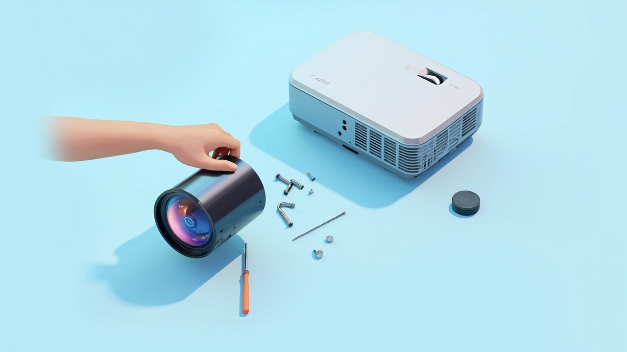 佐西卡 WK03A 投影机镜头适用机型：视美乐 SML-LC1000U 视美乐 SML-LC1200U 视美乐 SML-LC800U 兼容原厂