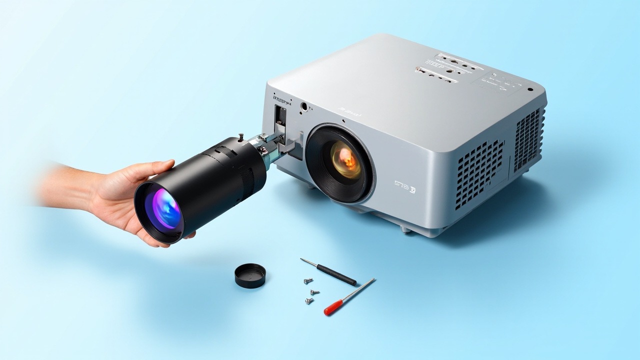 佐西卡 WE50J(<10K Lumens)投影机镜头适用机型:蓝胜卡顿 KF160U 蓝胜卡顿 KF150U 兼容原厂