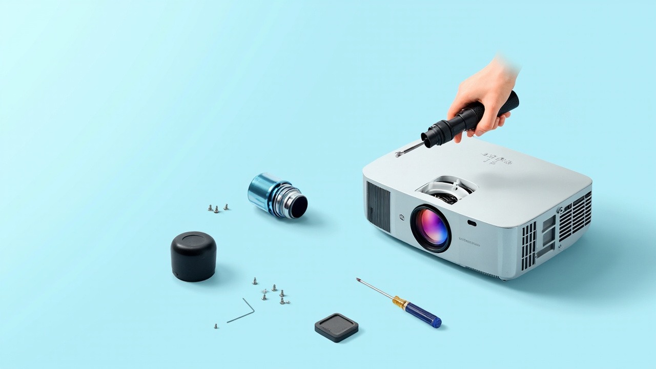 佐西卡 SC25B 投影机镜头适用机型:神州云科 CX-L1860 神州云科 CX-L2050U 兼容原厂