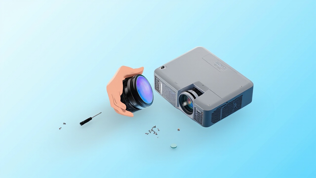 佐西卡 ZN3203B 投影机镜头适用机型:爱其 PRO V2000 爱其 PRO V1700 爱其 EK-L18KU 爱其 EK-L20KU 兼容原厂