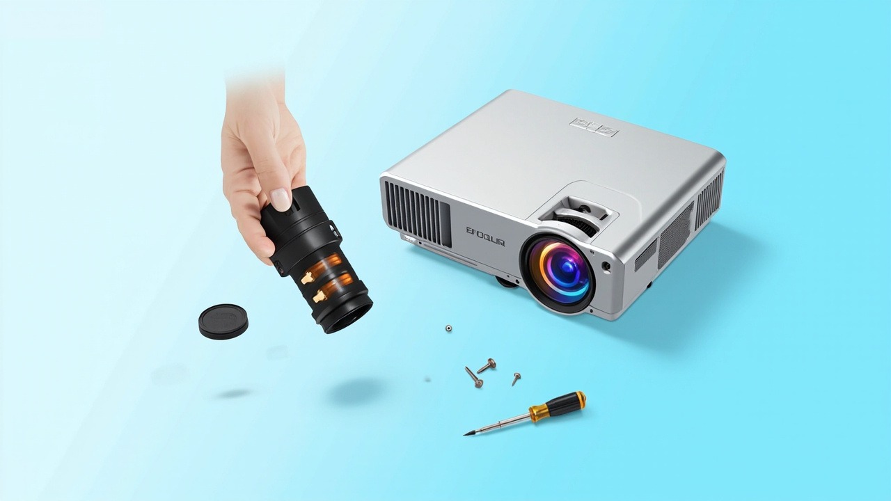 佐西卡 WB420 投影机镜头适用机型:云果 F80A 兼容原厂