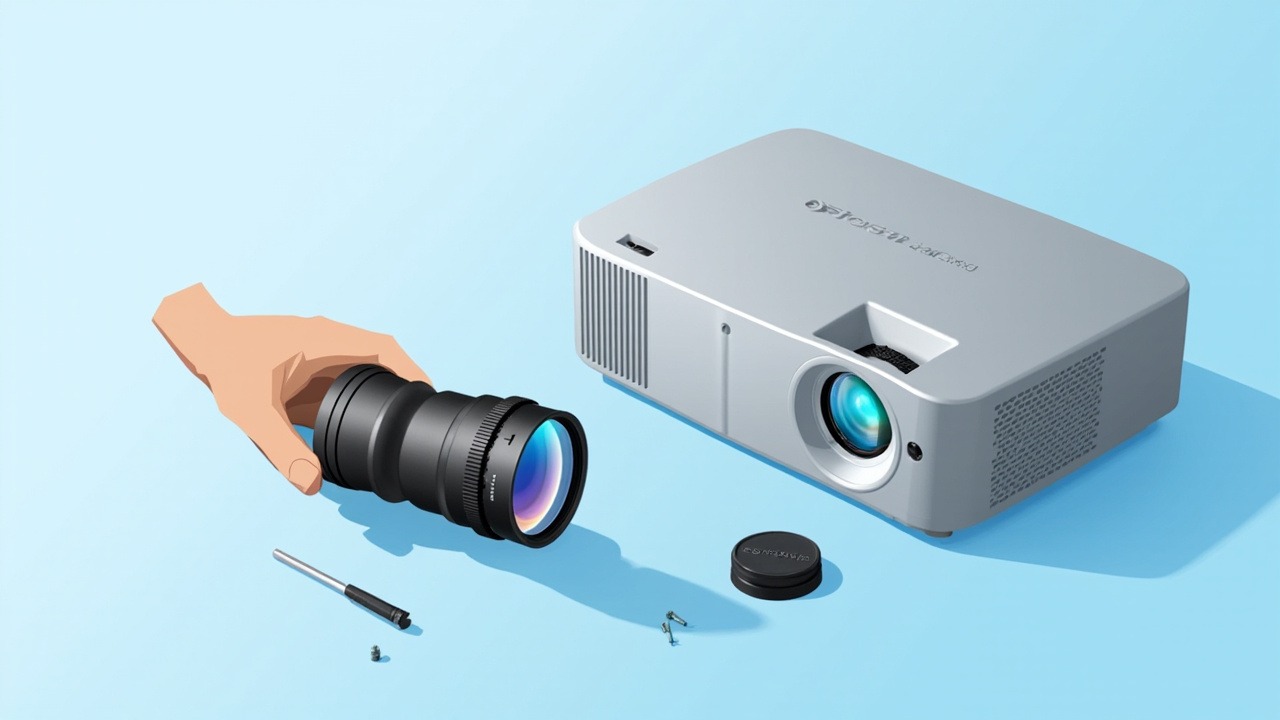 佐西卡 ZN3202D 投影机镜头适用机型：科视 LWU1900-DPS 科视 LWU2400-DPS 兼容原厂