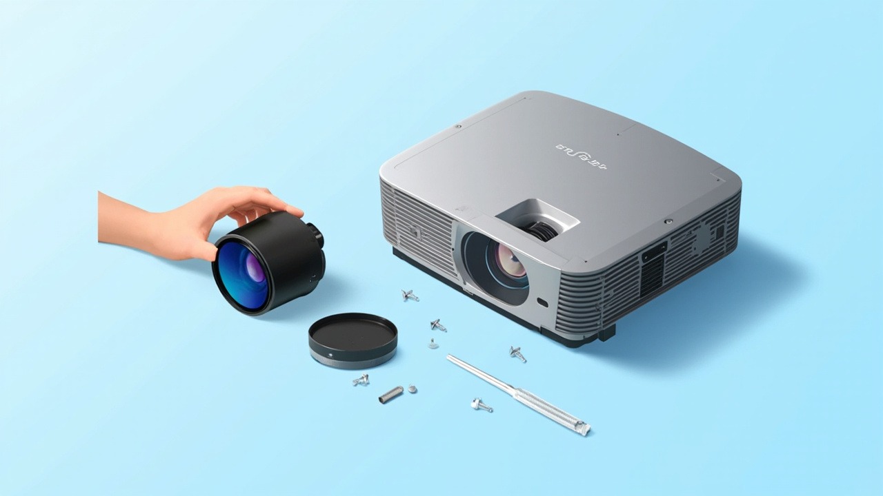 佐西卡 LA01H 投影机镜头适用机型:爱其 EK-820LU 爱其 EK-720LU 爱其 EK-600LU 兼容原厂