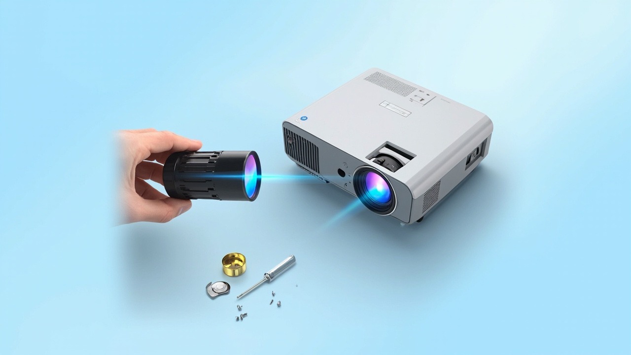 佐西卡 WD43K 投影机镜头适用机型：华映 HP-CB60U 华映 HP-CE85U 华映 HP-CE70U 兼容原厂