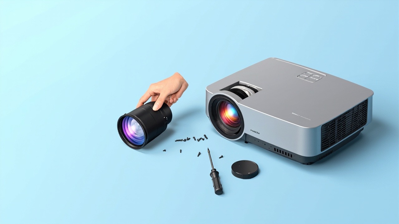 佐西卡 WB029 投影机镜头适用机型:科迈 EFL-WU72 科迈 EFL-WU66 科迈 EFL-WU86 科迈 EFL-4K76 科迈 QLP-G950U 科迈 QLP-G906U 兼容原厂