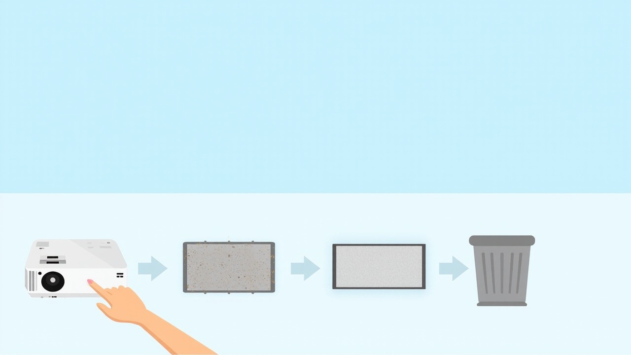 Filtre à air pour projecteur NEC NJ08081 : 8 modèles compatibles, remplacement OEM