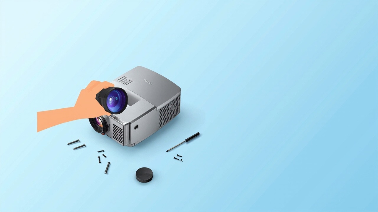 WE551 প্রজেক্টর লেন্স 0.5–0.6:1, Hisense PA92 HLP850 PA80 PA85 P75 সহ 5টি ইঞ্জিনিয়ারিং প্রজেক্টরের