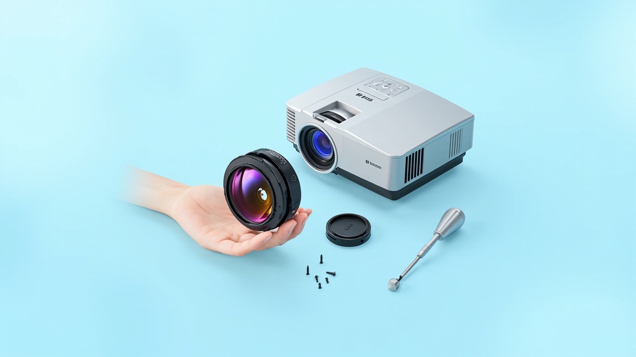 WB281 Projektorobjektiv 0,74–0,77:1 für Wincom C-4K1200 u. a. 1 Großprojektor