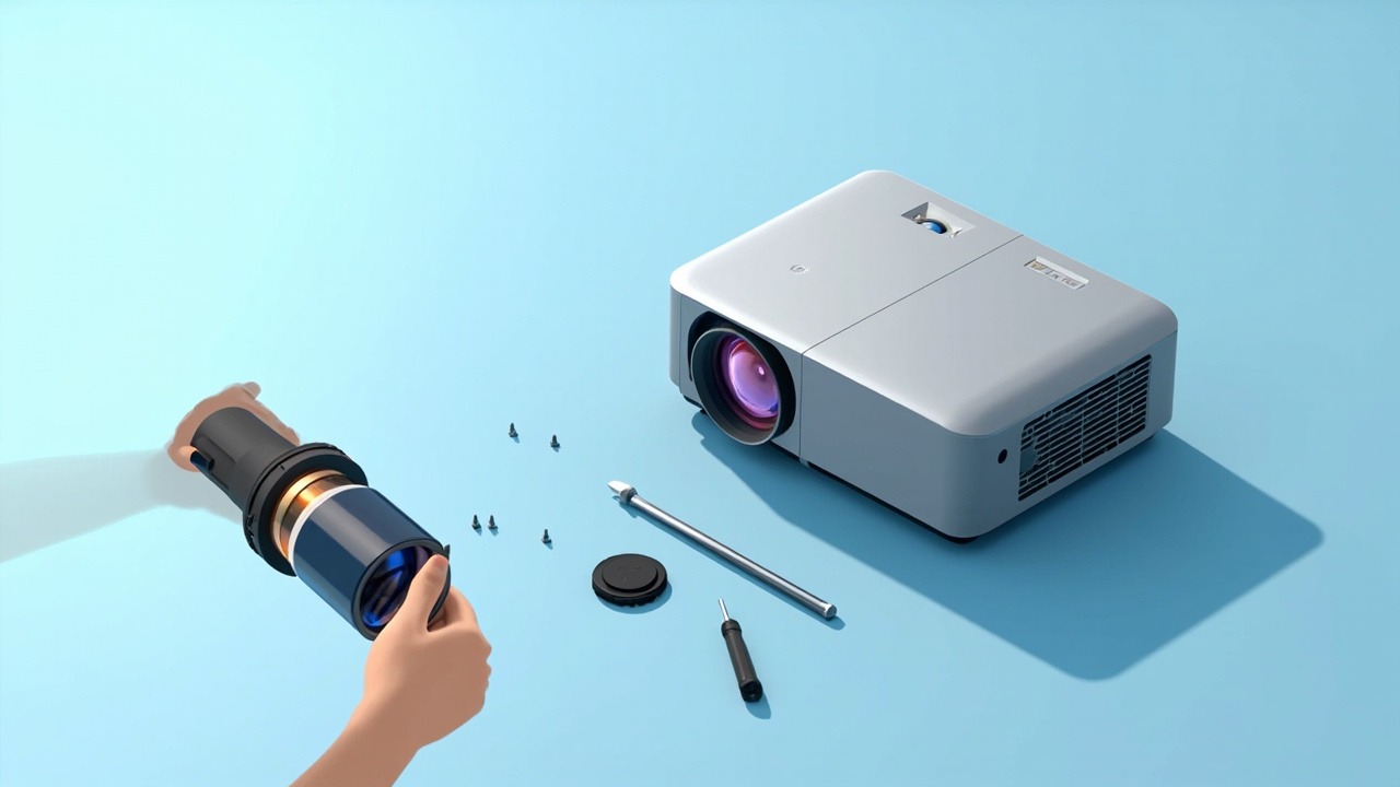 عدسة عرض LB041 1.51–2.38:1 لـ49 جهاز عرض احترافي من Panasonic PT-VMQ65 وغيرها